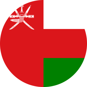 Flag of Oman United Arab Emirates